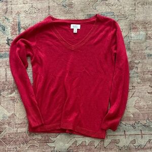 Hot pink V-Neck Sweat